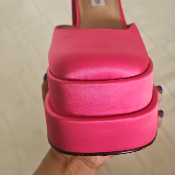 Steve Madden Pink Tamy Platform Heels - Picture 16 of 16